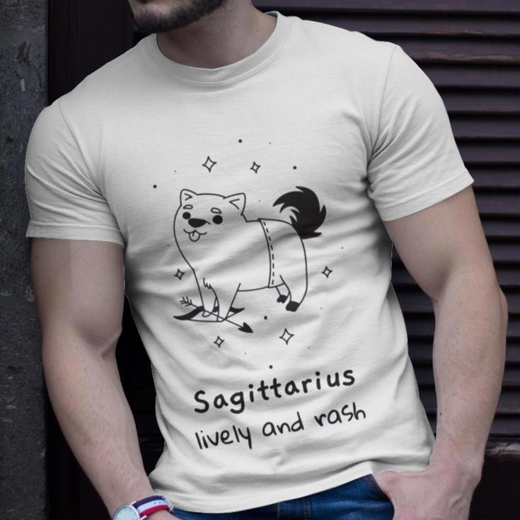 Cute Art Sagittarius Zodiac Sign Astrology Unisex T-Shirt Gifts for Him