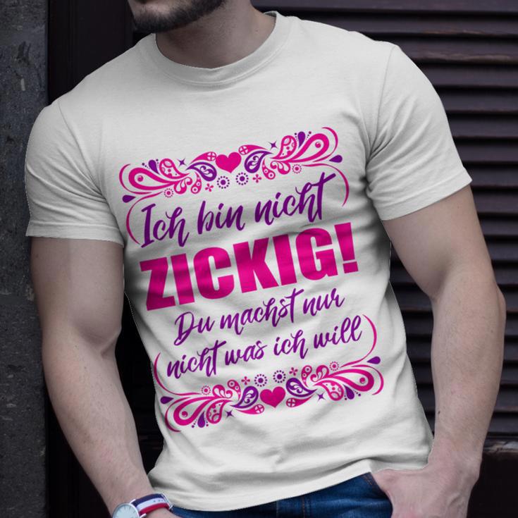 Damen Ich Bin Nicht Zickig T-Shirt, Lustige Sprüche für Frauen Geschenke für Ihn