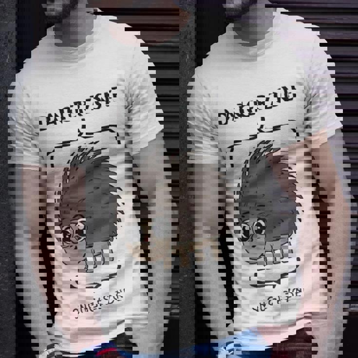 Danger Zone Snuggles Zone Unisex T-Shirt Gifts for Him