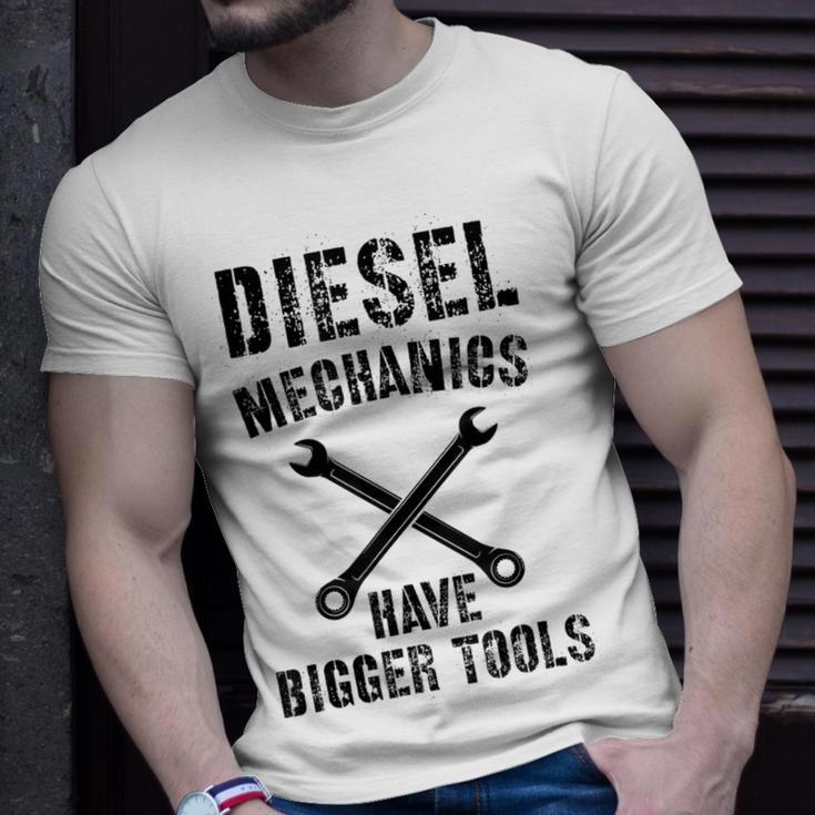 Diesel Mechanic | Bigger Tools Diesel Mechanics Gift Unisex T-Shirt Gifts for Him