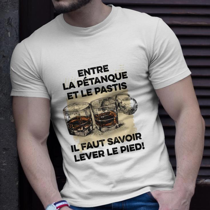 Entre La Pétanque Et Le Pastis T-Shirt Geschenke für Ihn