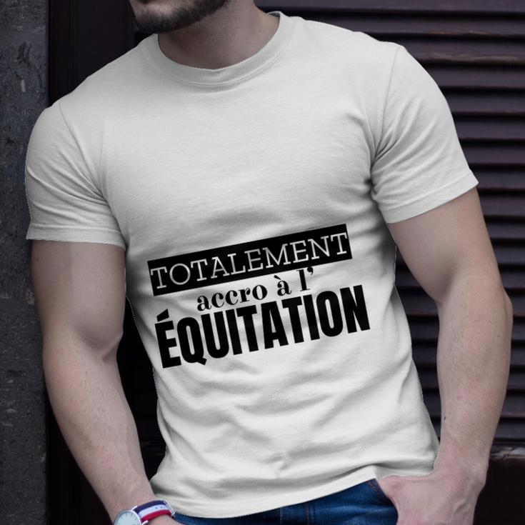 Equitation Totalement Accro T-Shirt Geschenke für Ihn