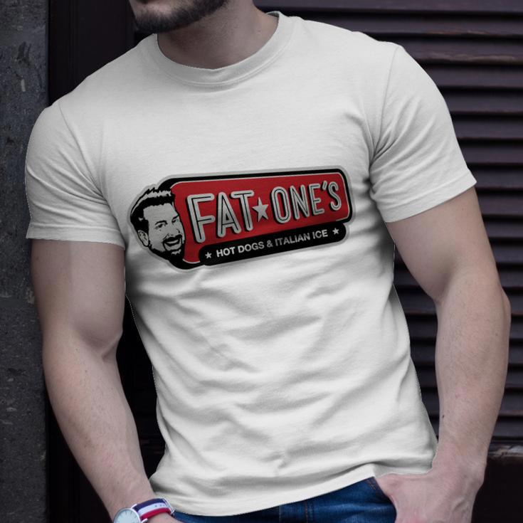 Fat One Hot Dogs And Italian Ice T-shirt - Thegiftio UK