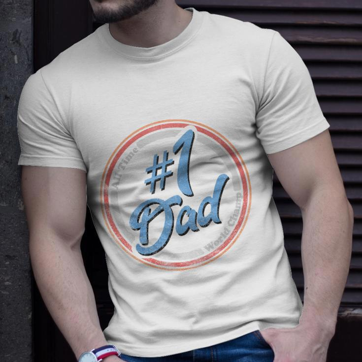 Fathers Day Gift Fathers Day Number 1 Dad Unisex T-Shirt Gifts for Him
