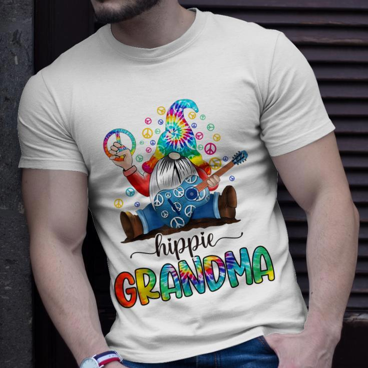 Funny Hippie Grandma Gnome Mothers Day Tie Dye Unisex T-Shirt Gifts for Him