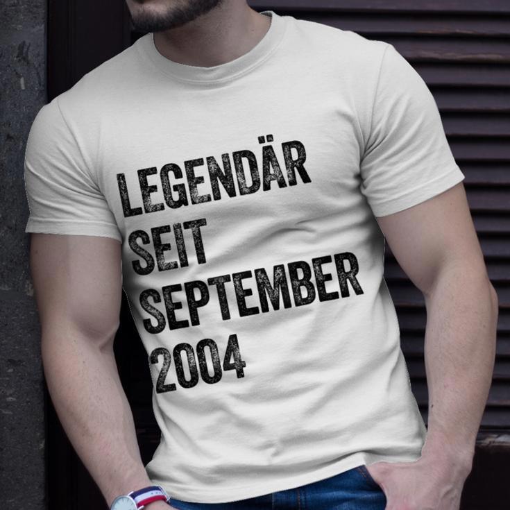 Geburtstag Legendär Seit September 2004 Jahrgang Vintage T-Shirt Geschenke für Ihn