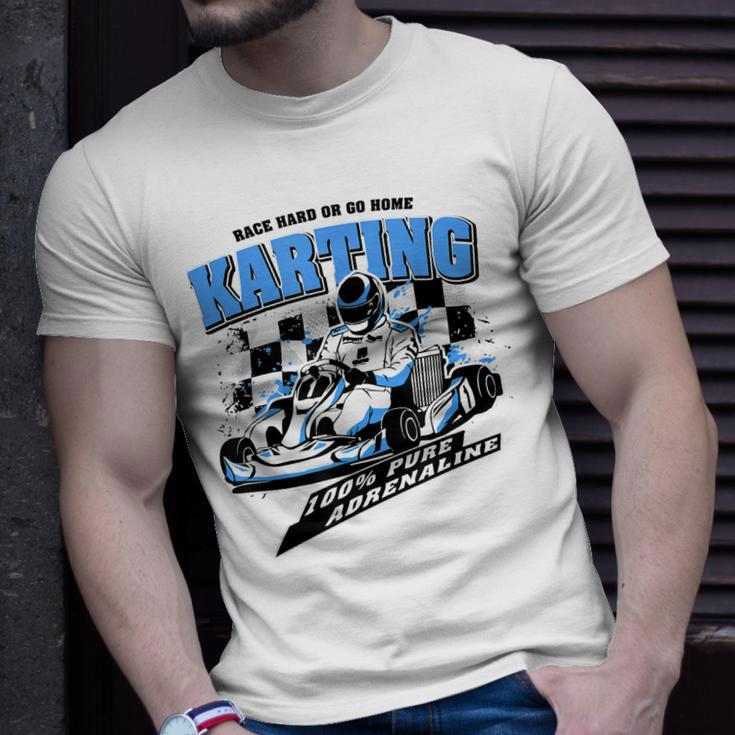 Go Kart Rennfahrer Kartsport T-Shirt Geschenke für Ihn