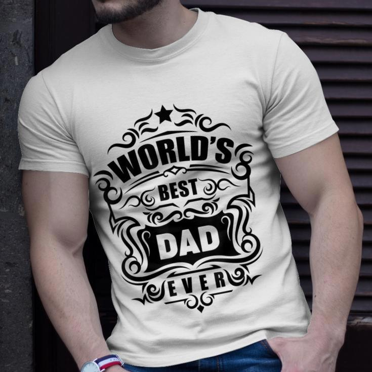 Herren Bester Vater Der Welt Papa Geschenk Geburtstag V2 T-Shirt Geschenke für Ihn