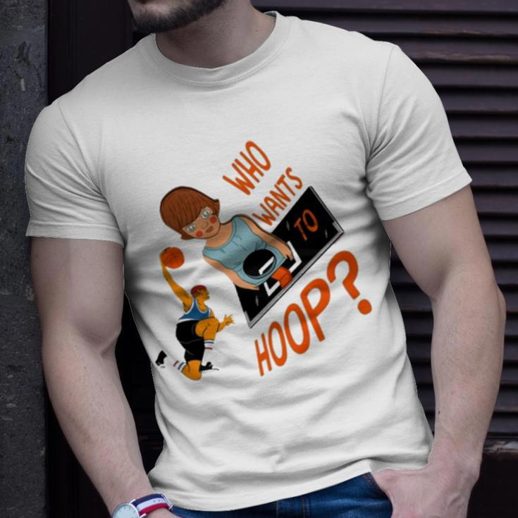 Irreversible Slammage Who Wants To HoopUnisex T-Shirt Gifts for Him