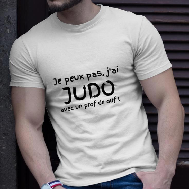 Je Peux Pas J'ai Judo T-Shirt, Weißes Shirt für Judo-Begeisterte Geschenke für Ihn