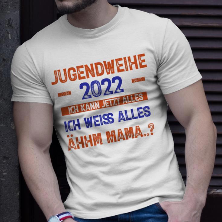 Jugendweihe 2022 Ich Kann Alles Weiß Alles -Äm Mama T-Shirt Geschenke für Ihn