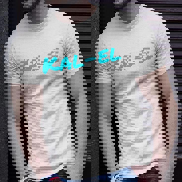 Kal El Typo Design Unisex T-Shirt Gifts for Him