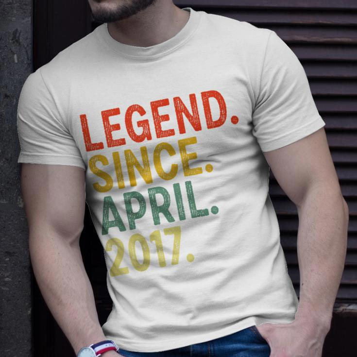 Kids 6 Year Old Legend Since April 2017 6Th Birthday Unisex T-Shirt Gifts for Him