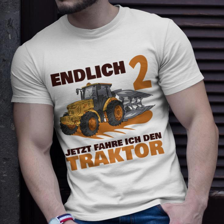 Kinder Traktor T-Shirt Endlich 2 Jahre: Jetzt Fahre Ich für Jungen Geschenke für Ihn