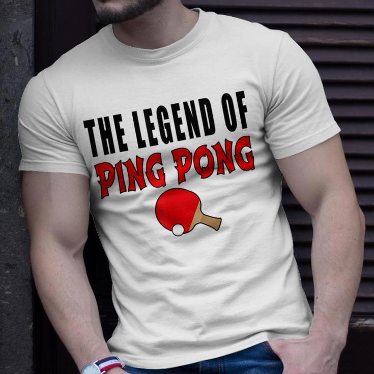 The Legend Of Ping Pong Tischtennis Lustig T-Shirt Geschenke für Ihn