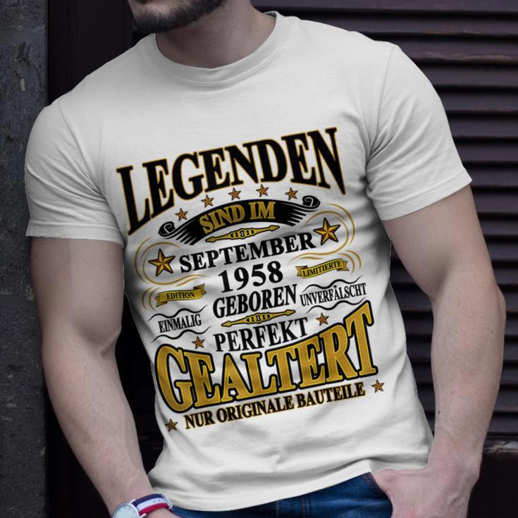 Legenden Sind Im September 1958 Geboren 65 Geburtstag Lusti T-Shirt Geschenke für Ihn