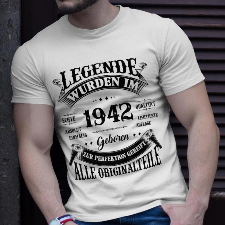 Legenden Wurden Im 1942 Geboren 81 Geburtstag 81 Jahre T-Shirt Geschenke für Ihn