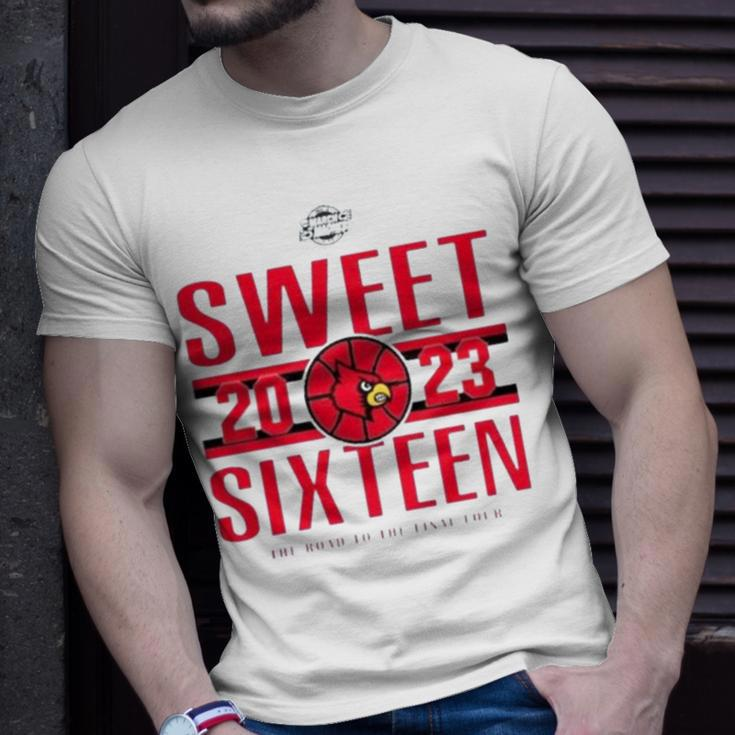 Louisville Women’S Basketball 2023 Sweet Sixteen The Road To The Final Four Unisex T-Shirt Gifts for Him