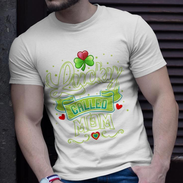 Lucky To Be Called Mom St Patricks Day Proud Grandma Unisex T-Shirt Gifts for Him