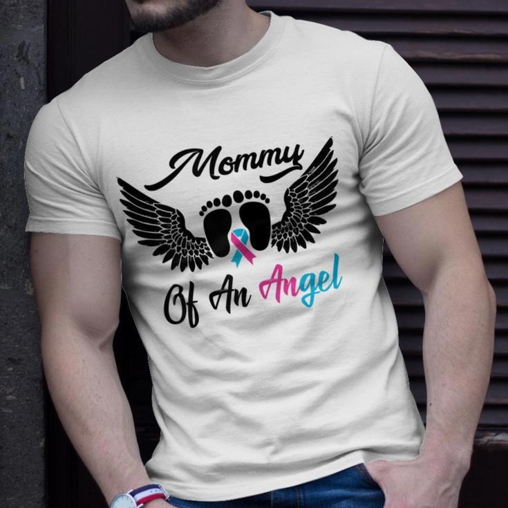 Mommy Of An Angel Miscarriage Infant Loss Gift Mom Gift For Womens Unisex T-Shirt Gifts for Him