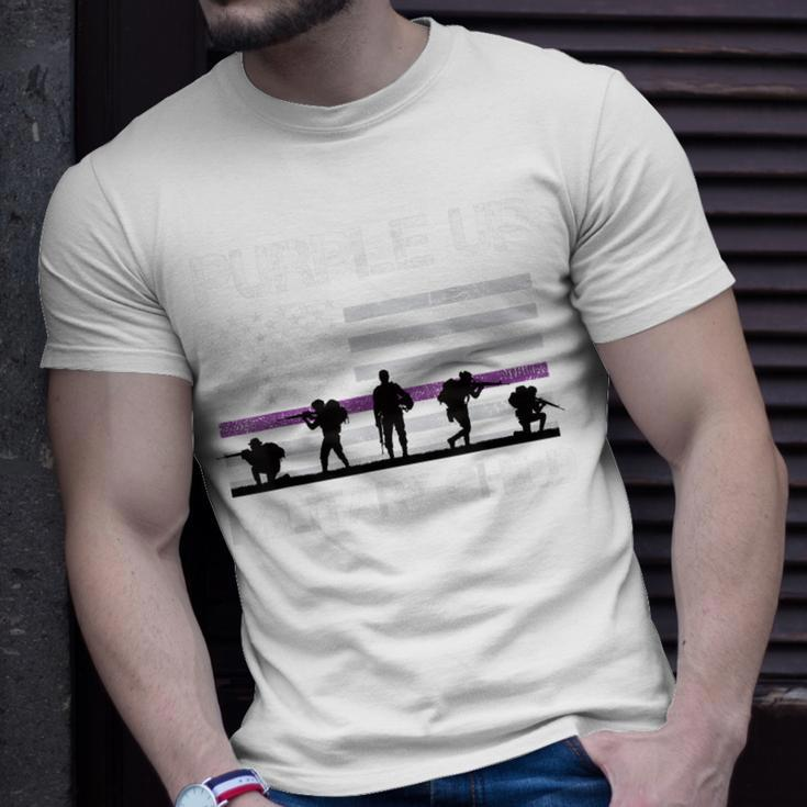 Purple Up Military Child Purple Up Military Child Unisex T-Shirt Gifts for Him