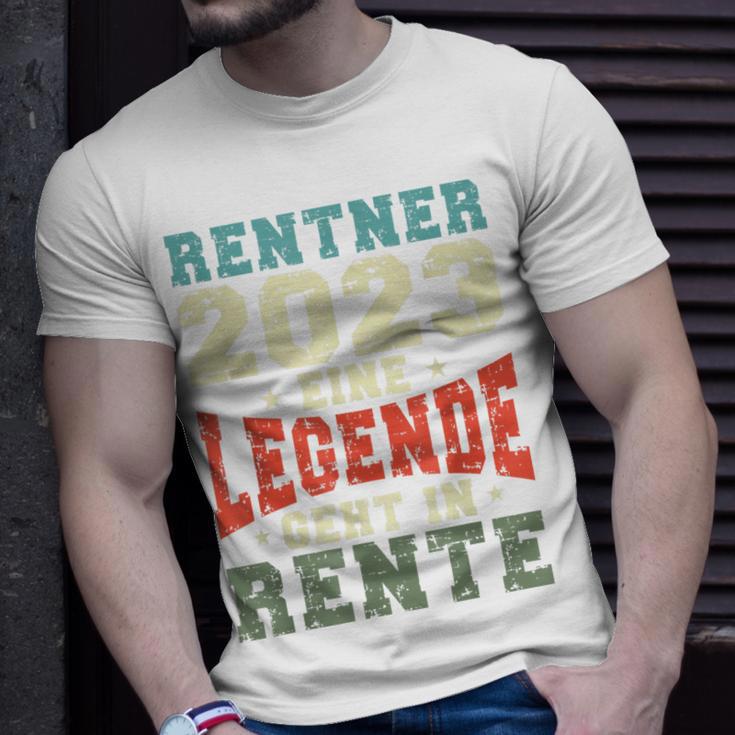 Rentner 2023 Rente Spruch Retro Vintage V2 T-Shirt Geschenke für Ihn