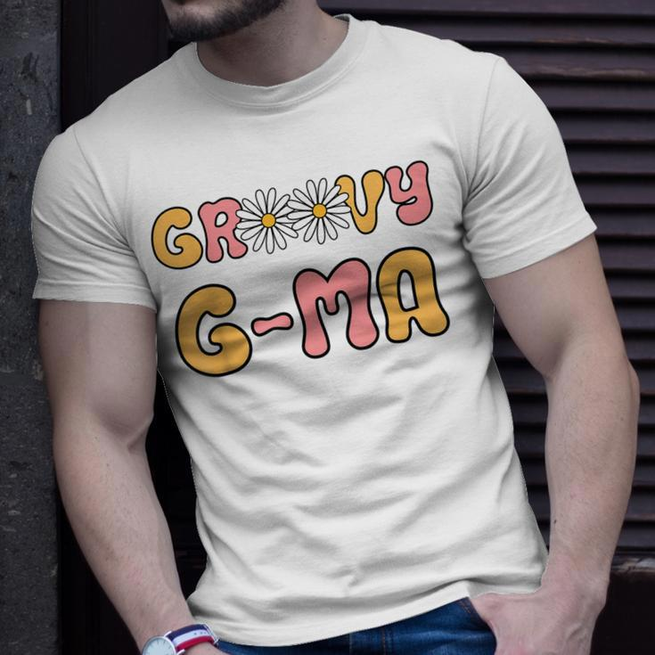 Retro Groovy Gma Grandma Hippie Family Matching Mothers Day Unisex T-Shirt Gifts for Him