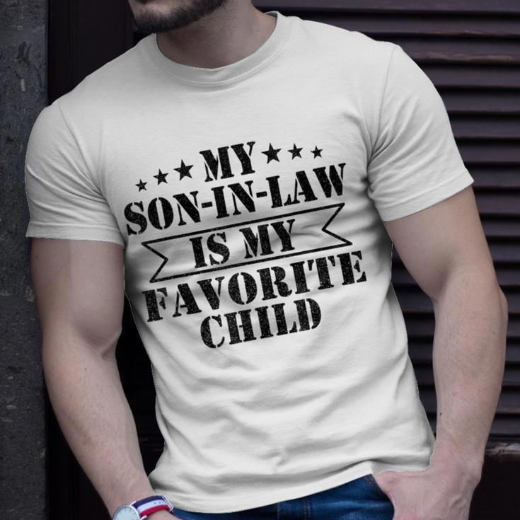 My Son In Law Is My Favorite Child Family T-Shirt Gifts for Him