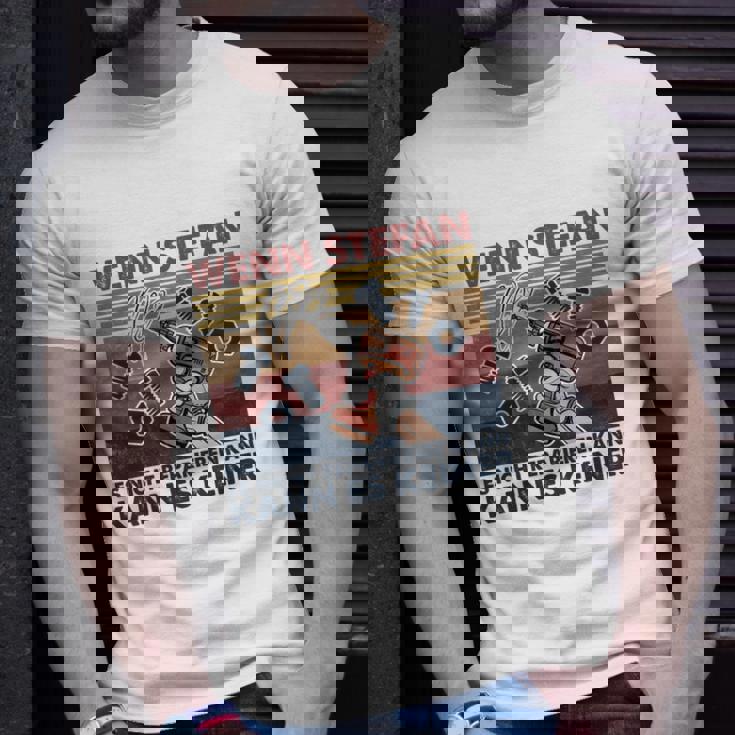 Stefan Reparatur Meister T-Shirt, Personalisiert für Handwerker Geschenke für Ihn