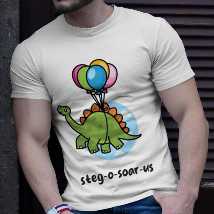 Steg O Soar Us On Light Colors Dinosaur Unisex T-Shirt Gifts for Him