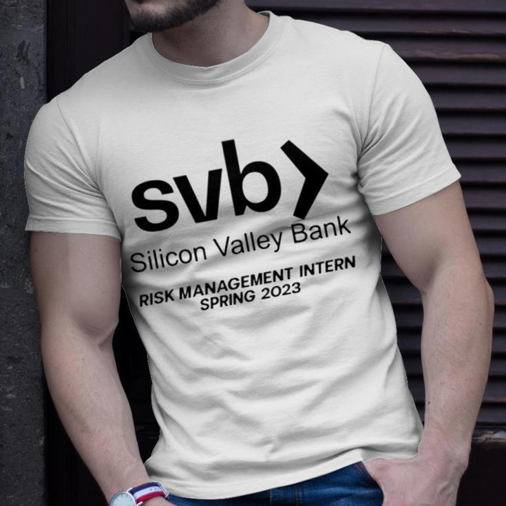 Svb Silicon Valley Bank Risk Management Intern Spring Unisex T-Shirt Gifts for Him