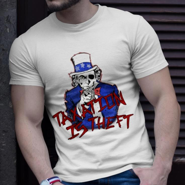 Taxation Is Theft Unisex T-Shirt Gifts for Him