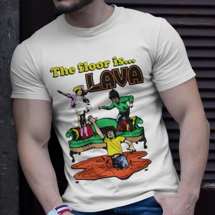 The Floor Is Lava Childrens Playing Unisex T-Shirt Gifts for Him