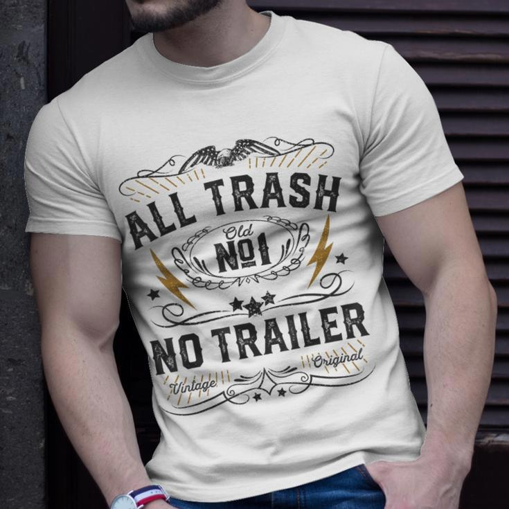 All Trash No Trailer Park Whiskey Redneck Rv T-shirt Gifts for Him