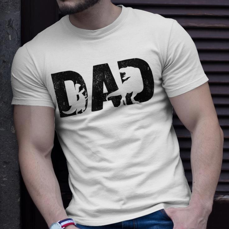 Mens Trex Dad Dinosaur Lover Cool Vintage Mens Fathers Day T-Shirt Gifts for Him