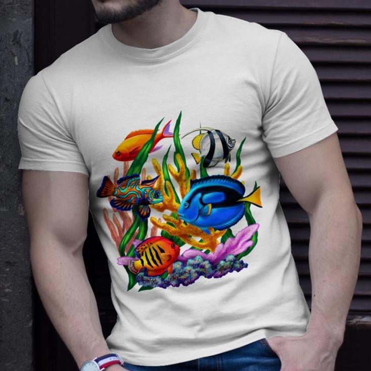 Tropical Fish V2 Unisex T-Shirt Gifts for Him