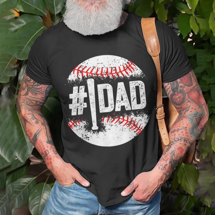 Baseball Number One Daddy Son Father's Day Shirt