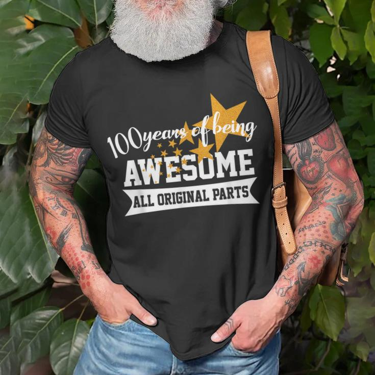 100 Geburtstagsgeschenk Opa Oma Urgroßmutter Komisch T-Shirt Geschenke für alte Männer