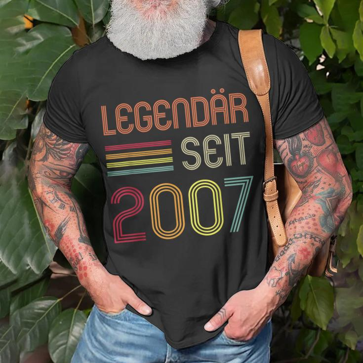 15 Geburtstag Legendär Seit 2007 Geschenk T-Shirt Geschenke für alte Männer