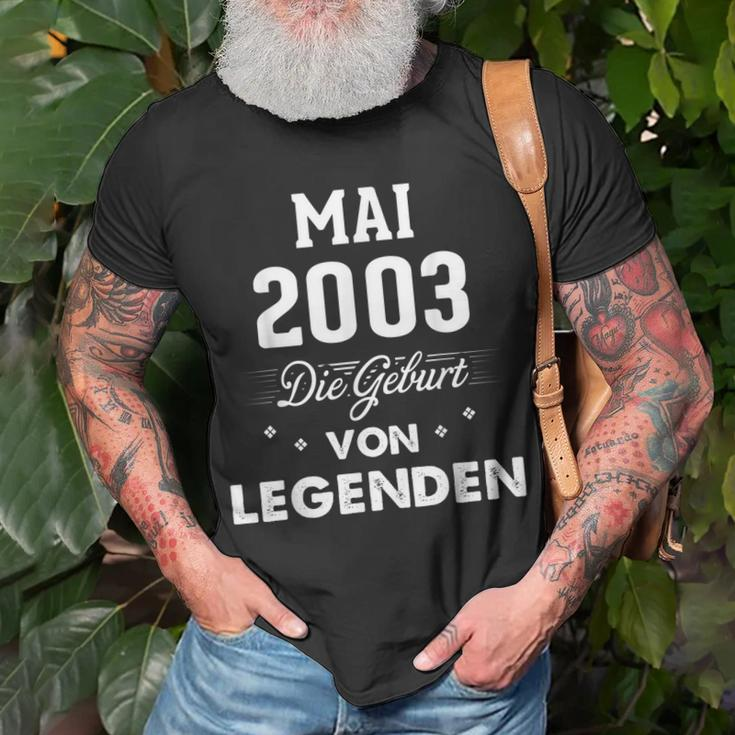 16 Geburtstag Jahr Old Die Geburt Legenden Mai 2003 T-Shirt Geschenke für alte Männer