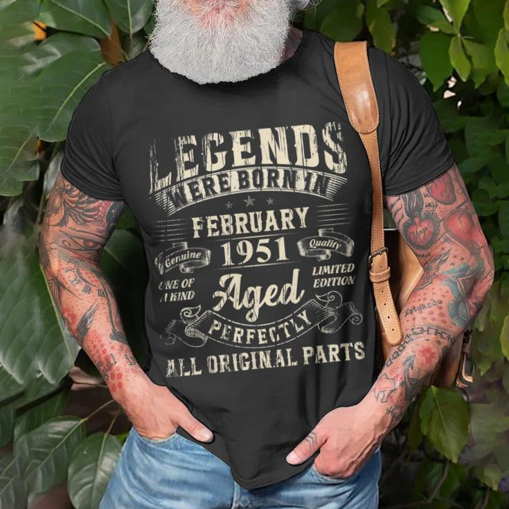 1951 Jahrgang T-Shirt, Vintage 72. Geburtstag Geschenkidee Geschenke für alte Männer