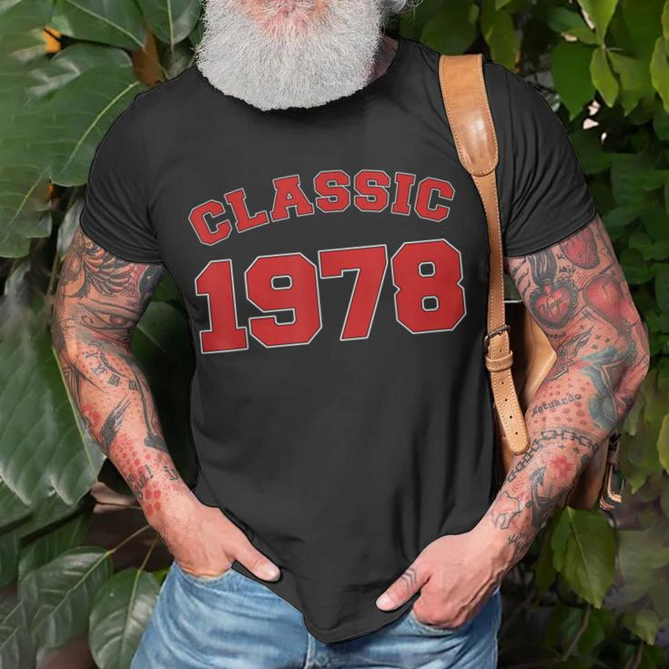 1978 Klassisches 42 Jahre Alt Geburtstag T-Shirt für Männer & Frauen Geschenke für alte Männer
