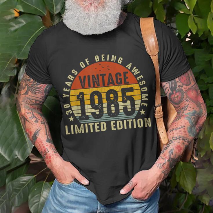 1985 Limitierte Auflage T-Shirt, 38 Jahre Großartigkeit, 38. Geburtstag Geschenke für alte Männer