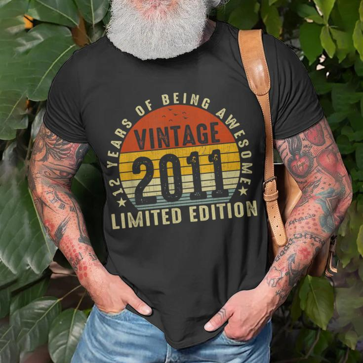 2011 Limitierte Auflage 12 Jahre Genial T-Shirt zum 12. Geburtstag Geschenke für alte Männer