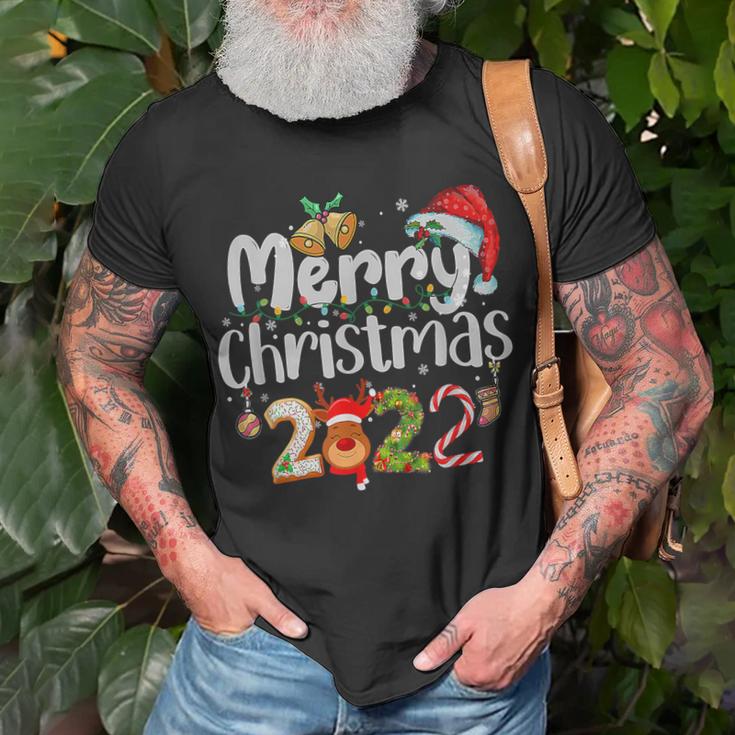 Merry Christmas 2022 Family Xmas Ball Light Garden Reindeer  Men Women T-shirt Graphic Print Casual Unisex Tee