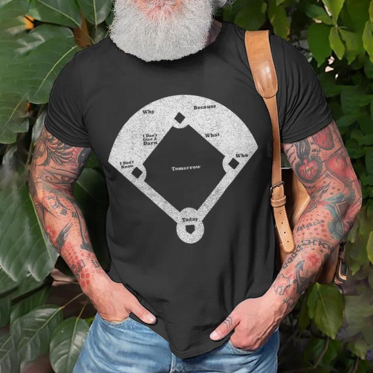 Whos On First Distressed  Abbott Costello Unisex T-Shirt