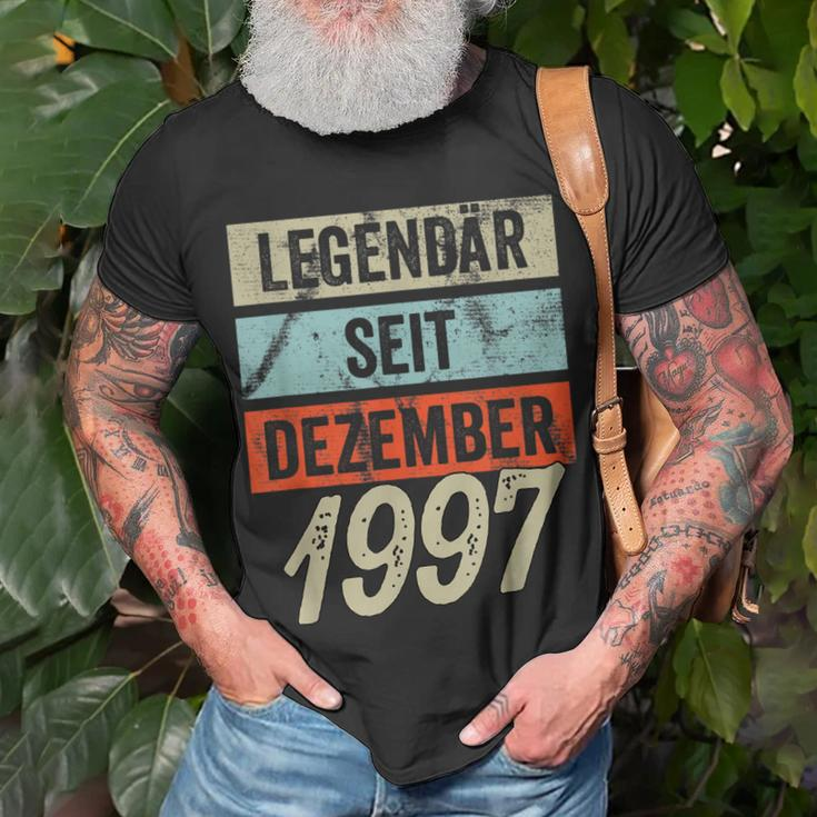 25 Geburtstag Mann 25 Jahre Legendär Seit Dezember 1997 T-Shirt Geschenke für alte Männer