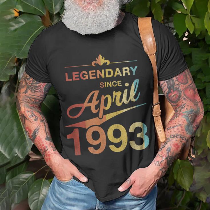 30 Geburtstag 30 Jahre Alt Legendär Seit April 1993 V5 T-Shirt Geschenke für alte Männer