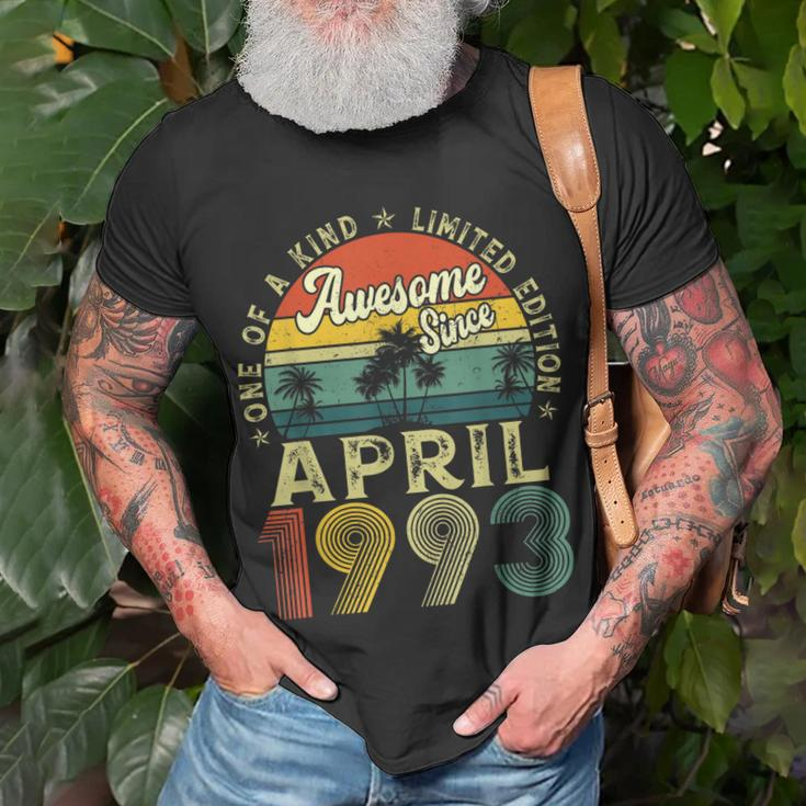 30Th Birthday Awesome Since April 1993 30 Years Old Gift Men Unisex T-Shirt Gifts for Old Men