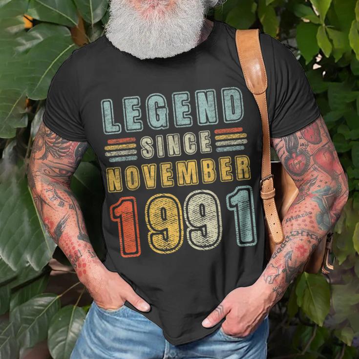 31 Jahre Alte Legende Seit 31 November 1991 T-Shirt Geschenke für alte Männer